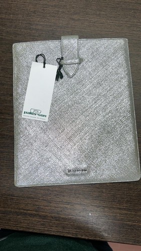 Porta ipad pelle argento - argento,
